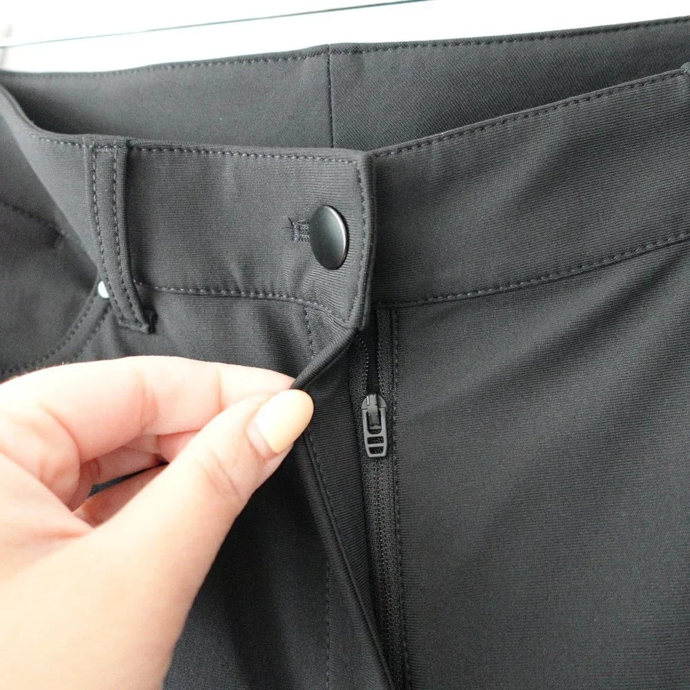 ❌SOLD ❌Lululemon City Sleek 5 Pocket Wide-Leg High Rise 7/8 Length Pant Black - Picture 7 of 13